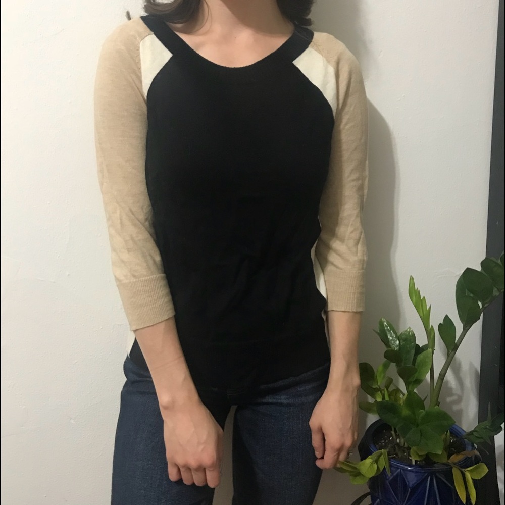 Splendid Color Block Sweater